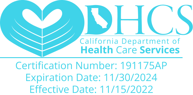 DHCS Certification# 191175AP